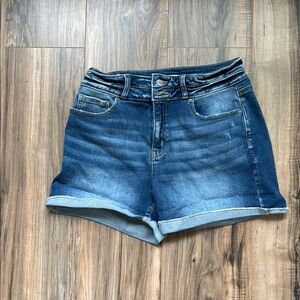 Zenana Outfitters Dark Blue Jean Shorts